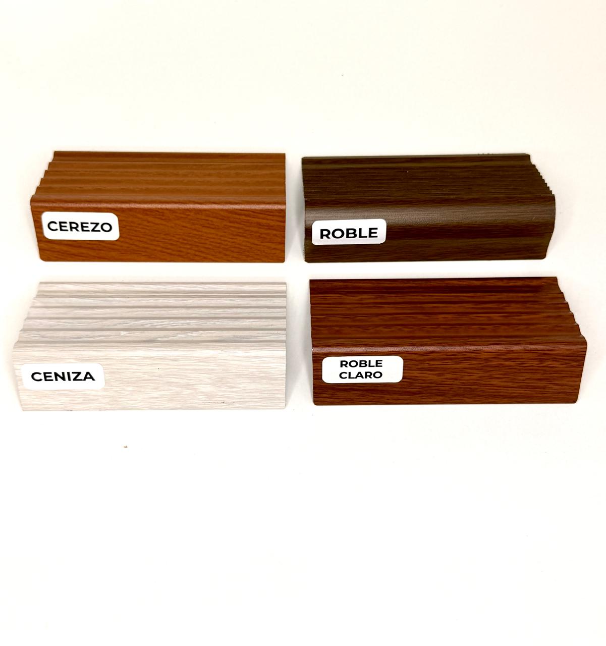 Nariz de Grada Foliada de Aluminio (Efecto Madera)